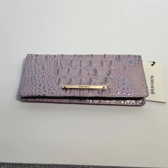 Brahmin Ady wallet violet wonderland Melbourne, genuine leather NWT - Picture 1 of 7